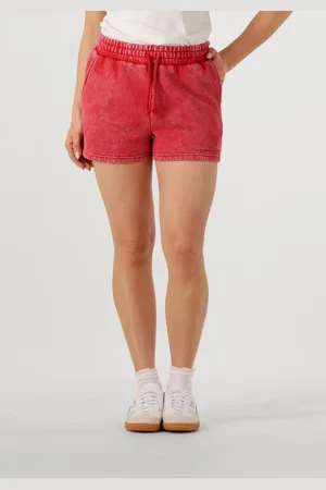 Colourful rebel Damen Hosen Uni Logo Acid Wash Sweat Short - - Größe XL