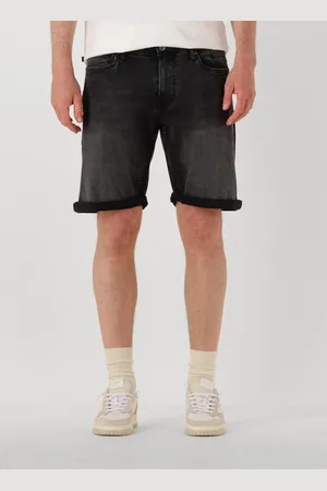 Pure Path Herren Jeans The Miles Slim Fit Denim Shorts - - Größe 28