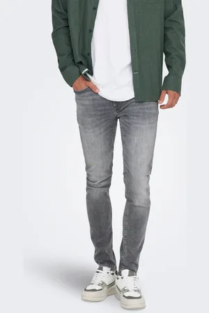 Only & Sons Onswarp Niedrige Taille Skinny Fit Jeans
