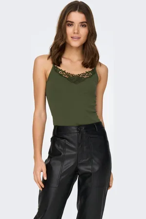 ONLY Normal Geschnitten Rundhals Tank-top