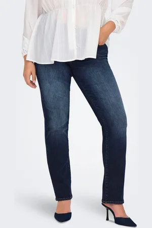 ONLY Caralicia Mittlere Taille Gerade Geschnitten Jeans