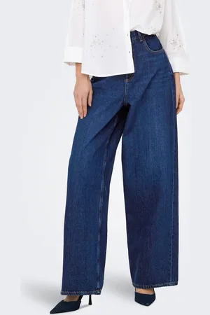 ONLY Onlpaulina Hohe Taille Baggy Fit Jeans