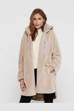 ONLY Onlsascha Teddyfell Mantel