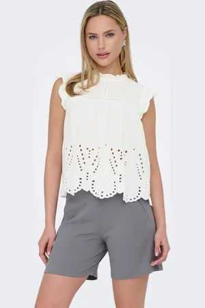 ONLY Normal Geschnitten Rundhals Top