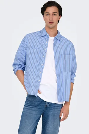 Only & Sons Locker Geschnitten Hemdkragen Hemd