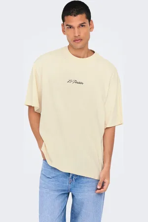 Only & Sons Locker Geschnitten Rundhals Tief Angesetzte Schulter T-shirt