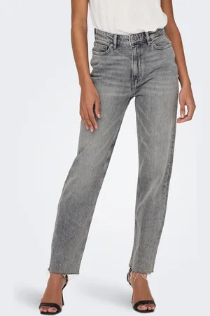 ONLY Onlemily Hohe Taille Gerade Geschnitten Jeans