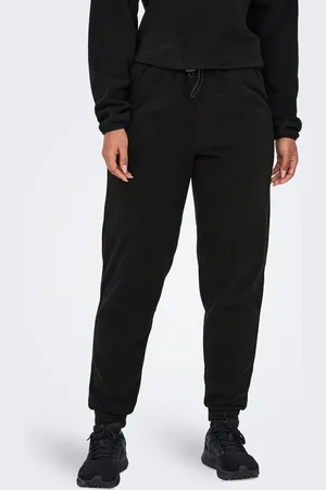 ONLY Onpflee Fleece Hohe Taille Normal Geschnitten Jogginghose