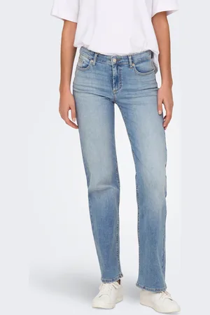 ONLY Onlblush Mittlere Taille Gerade Geschnitten Jeans