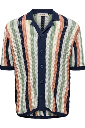 Only & Sons Normal Geschnitten Resort Kragen Strickjacke
