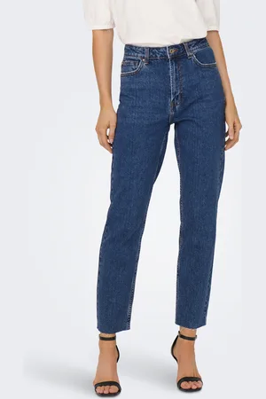 ONLY Onlemily Hohe Taille Gerade Geschnitten Jeans
