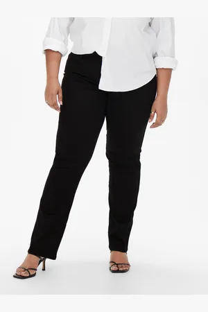ONLY Caraugusta Hohe Taille Gerade Geschnitten Jeans