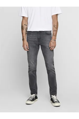 Only & Sons Onswarp Niedrige Taille Skinny Fit Jeans
