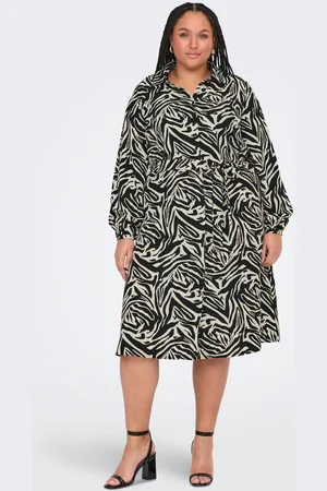 ONLY Cargraphie Midikleid