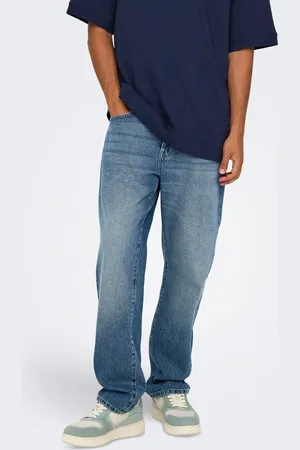 Only & Sons Onsedge Mittlere Taille Gerade Geschnitten Jeans