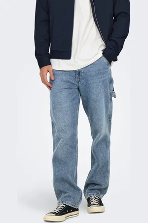 Only & Sons Onsedge Mittlere Taille Gerade Geschnitten Jeans