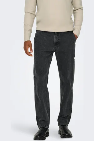 Only & Sons Onsedge Mittlere Taille Gerade Geschnitten Jeans