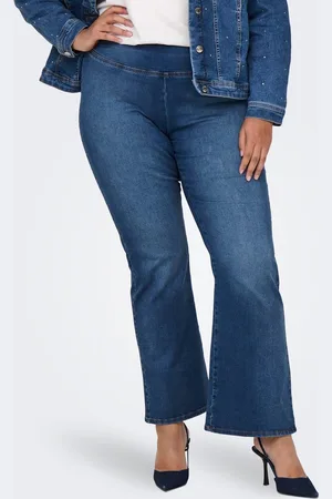 ONLY Caraugusta Hohe Taille Ausgestellt Jeans