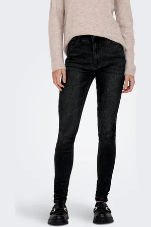 ONLY Onlluna Hohe Taille Skinny Fit Jeans