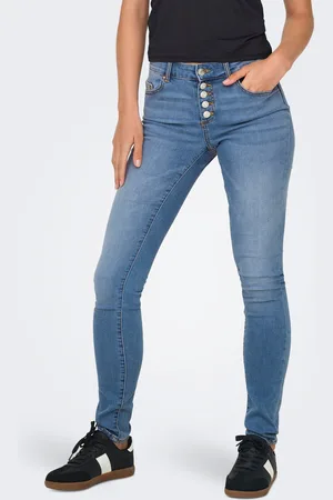 ONLY Onlhush Mittlere Taille Skinny Fit Jeans