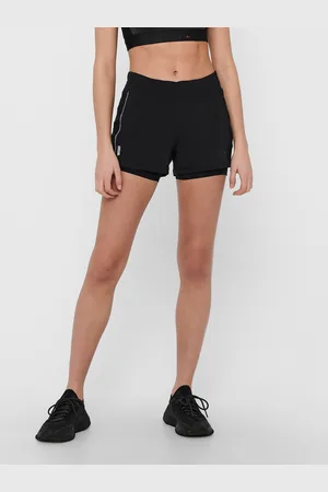 ONLY Onpperform Mittlere Taille Enger Schnitt Trainingsshorts