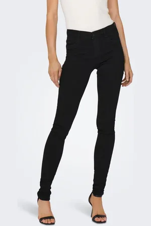 ONLY Onlrain Mittlere Taille Skinny Fit Jeans