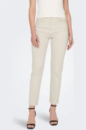 ONLY Onlemily Hohe Taille Gerade Geschnitten Jeans