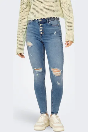 ONLY Onlbobby Mittlere Taille Skinny Fit Jeans