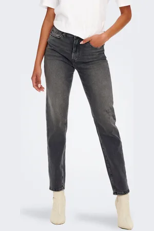 ONLY Onlemily Hohe Taille Gerade Geschnitten Jeans