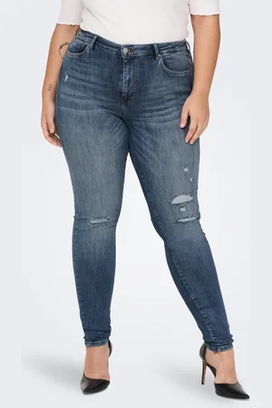 ONLY Carpower Hohe Taille Skinny Fit Jeans