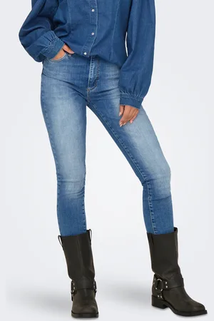 ONLY Onlforever Hohe Taille Skinny Fit Jeans