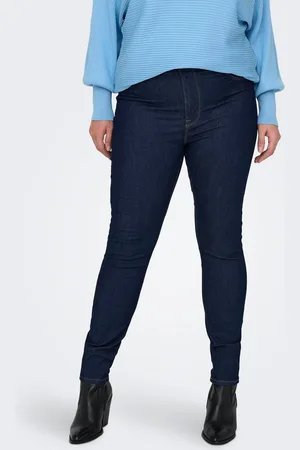 ONLY Carmila-iris Hohe Taille Skinny Fit Jeans