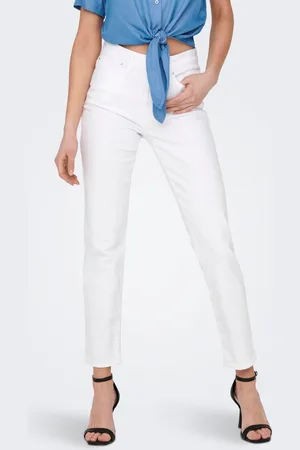ONLY Onlemily Hohe Taille Gerade Geschnitten Jeans
