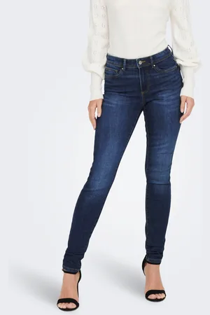 ONLY Onlwauw Mittlere Taille Skinny Fit Jeans