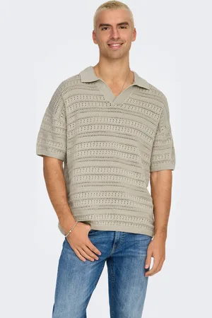 Only & Sons Onsgrayson Gestricktes Poloshirt