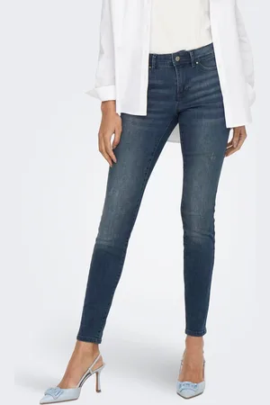 ONLY Onlwauw Mittlere Taille Skinny Fit Jeans