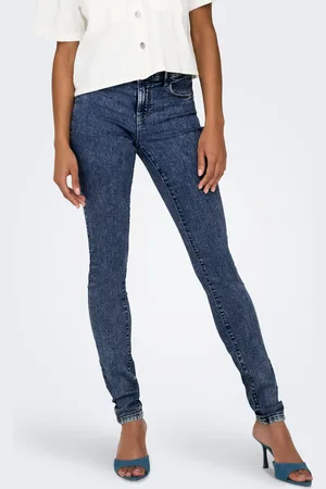 ONLY Onlrain Mittlere Taille Skinny Fit Jeans