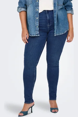 ONLY Carluna Hohe Taille Skinny Fit Jeans