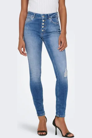 ONLY Onlbobby Mittlere Taille Skinny Fit Jeans