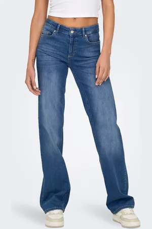 ONLY Onlblush Mittlere Taille Gerade Geschnitten Jeans
