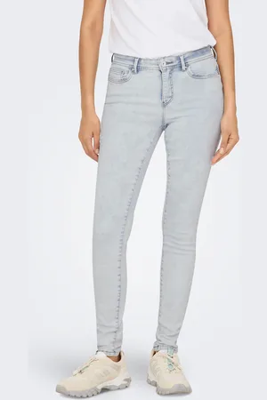 ONLY Onlwauw Mittlere Taille Skinny Fit Jeans