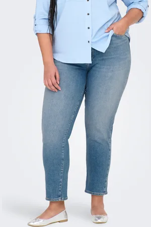 ONLY Caremilystretch Hohe Taille Gerade Geschnitten Jeans