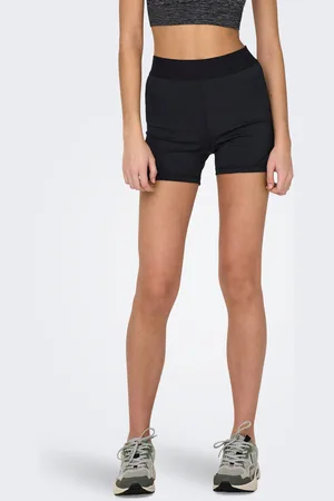 ONLY Onpgil-2-lana Hohe Taille Enger Schnitt Trainingsshorts
