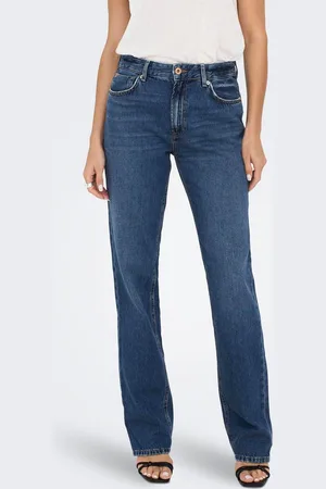 ONLY Onljaci Mittlere Taille Gerade Geschnitten Jeans