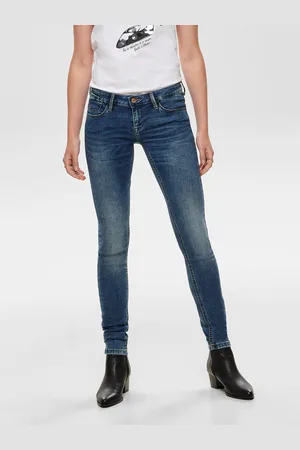 ONLY Onlcoral Sehr Niedrige Taille Skinny Fit Jeans