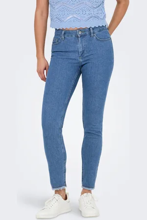 ONLY Onlhush Mittlere Taille Skinny Fit Jeans
