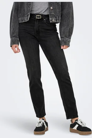 ONLY Onlemily Hohe Taille Gerade Geschnitten Jeans