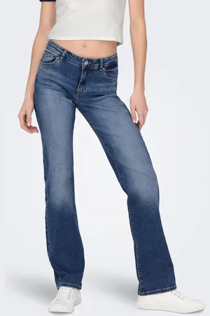 ONLY Onlalicia Mittlere Taille Gerade Geschnitten Jeans