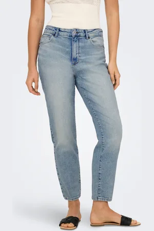 ONLY Onlemily Hohe Taille Gerade Geschnitten Jeans