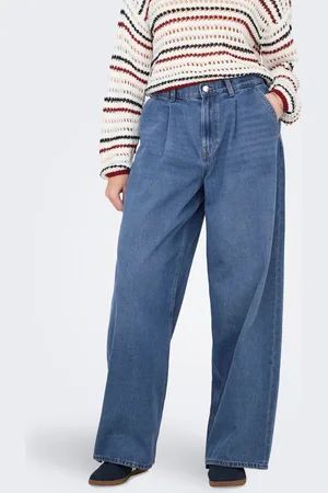 ONLY Onlivy Mittlere Taille Weiter Beinschnitt Jeans